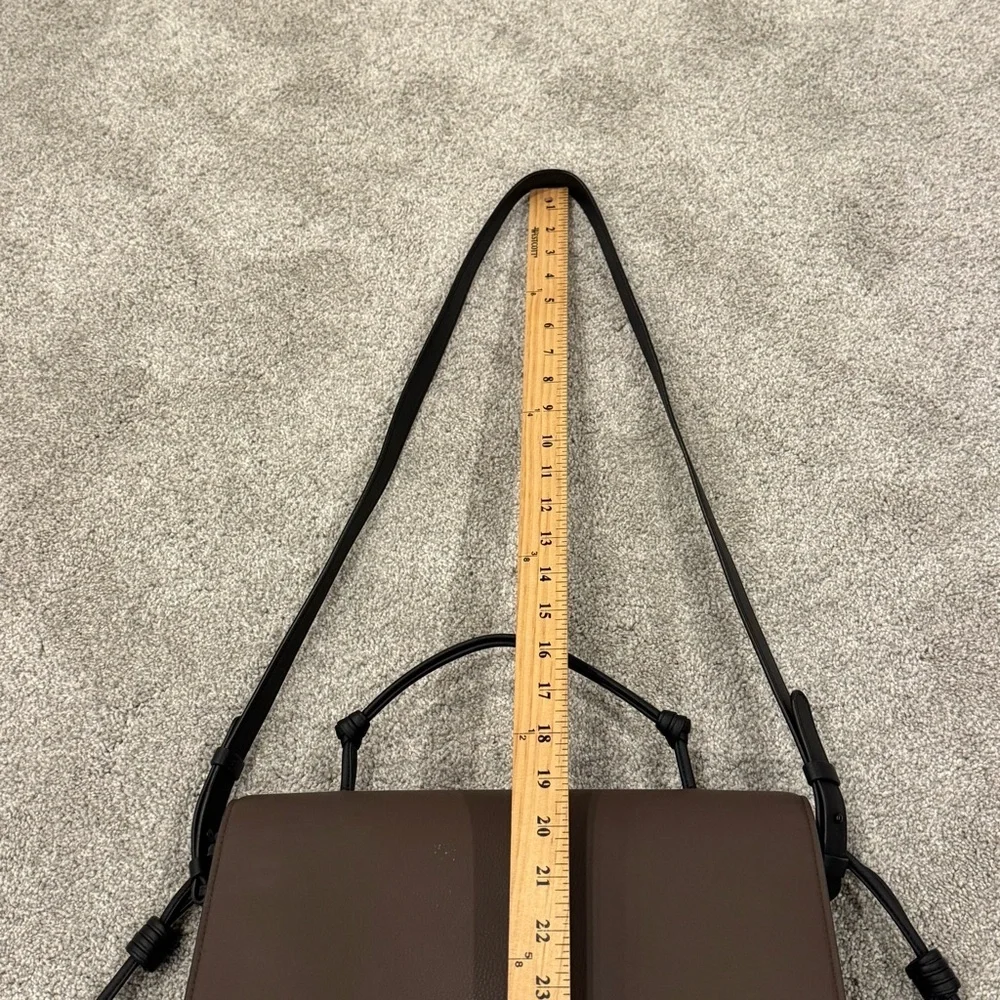 Von Holzhausen “The Handheld” Satchel Chocolate Brown and Black Trim - Picture 16 of 16